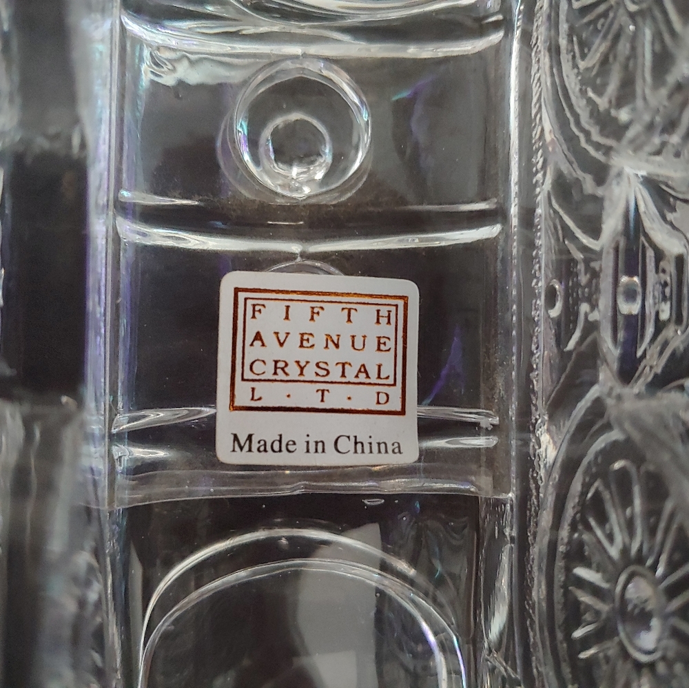 Fifth Avenue Crystal Ltd. 3 Piece Train Candle Holder - Picture 5 of 6
